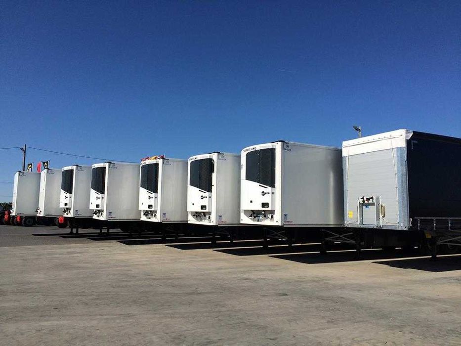 Wynajem naczep chłodni firanek nowe i używane