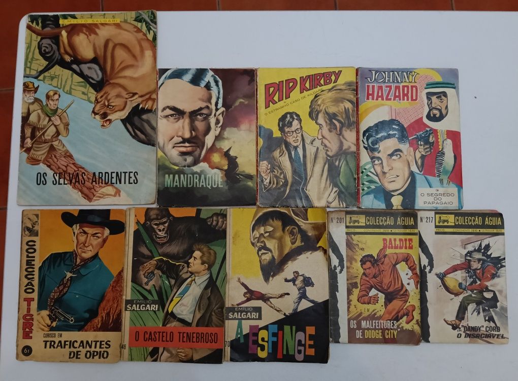 57 M. Aventuras Guerra, Espaço, Policial, Águia, Ciclone,Condor Popula