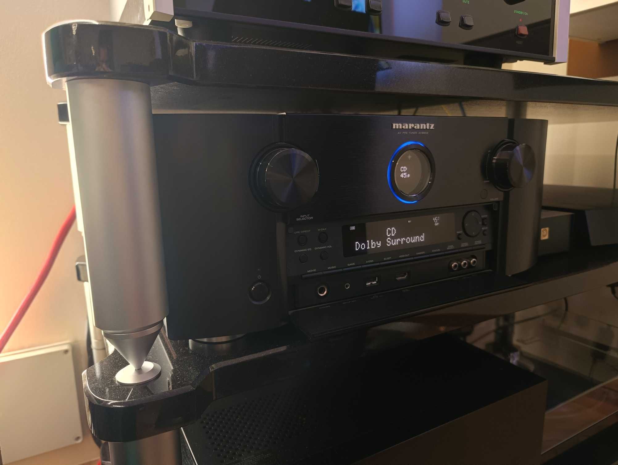 Procesor kina domowego Marantz AV8802A + pełne wykupione AURO 3D