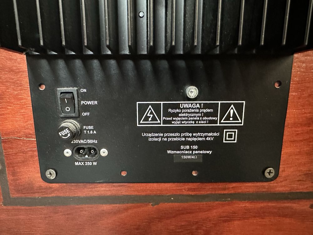 Subwoofer aktywny na glosniku VISATON do kina domowego