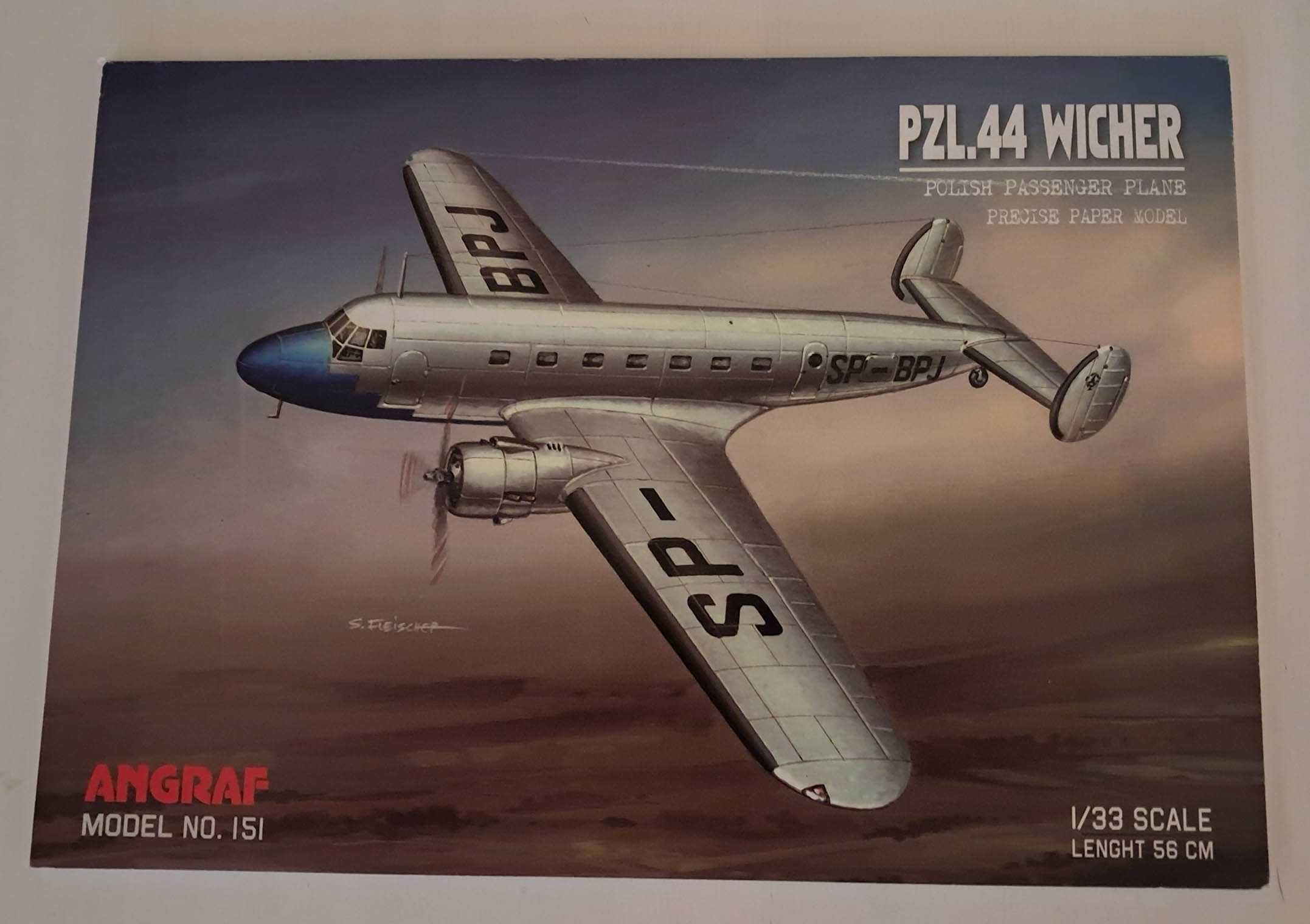 Zestaw 5 modeli kartonowych samolotów