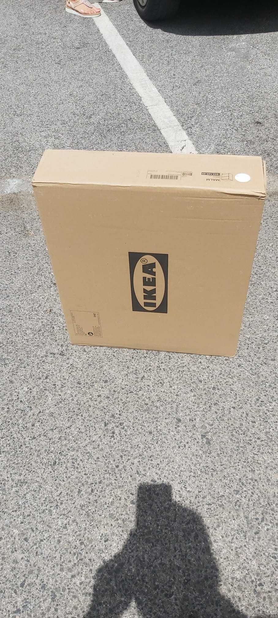 Mesa cabeceira branca malm ikea