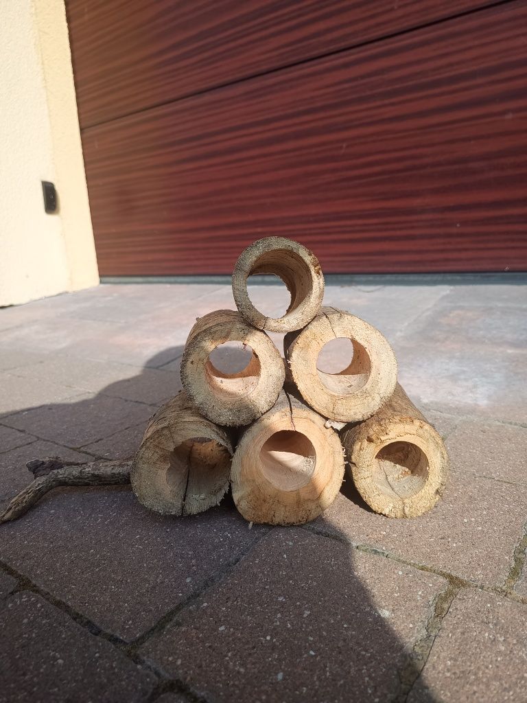 Kryjówki, tunele do akwarium 6sztuk