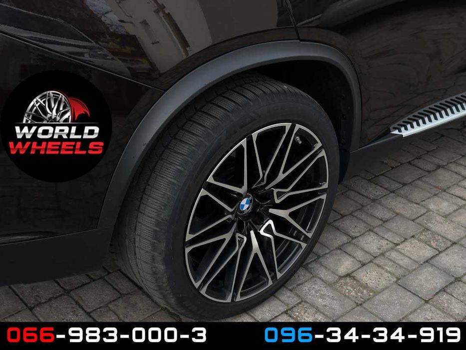 Диски R20 R21 5x120 BMW X5 X6 E70 F15 E71 F16 818 стиль різноширокі