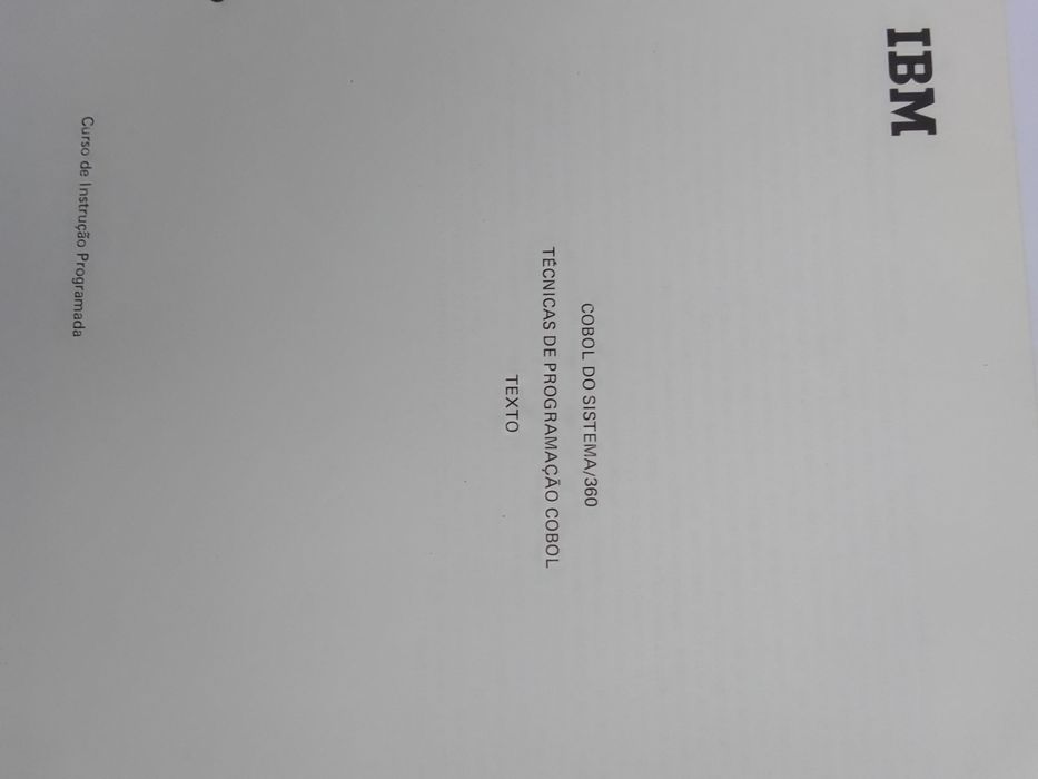 IBM - Sistema 360/Cobol