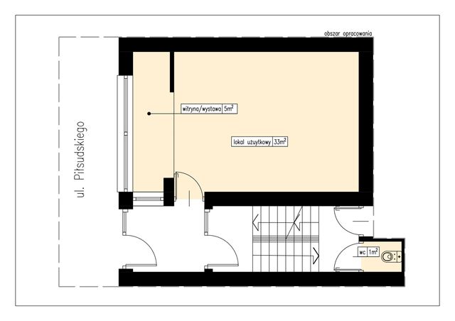 Lokal usługowy pod wynajem w centrum