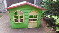 Ogrodowy domek dla dzieci zielony