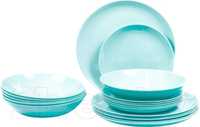 Набор посуды Luminark, 19 предметов, бирюзовый