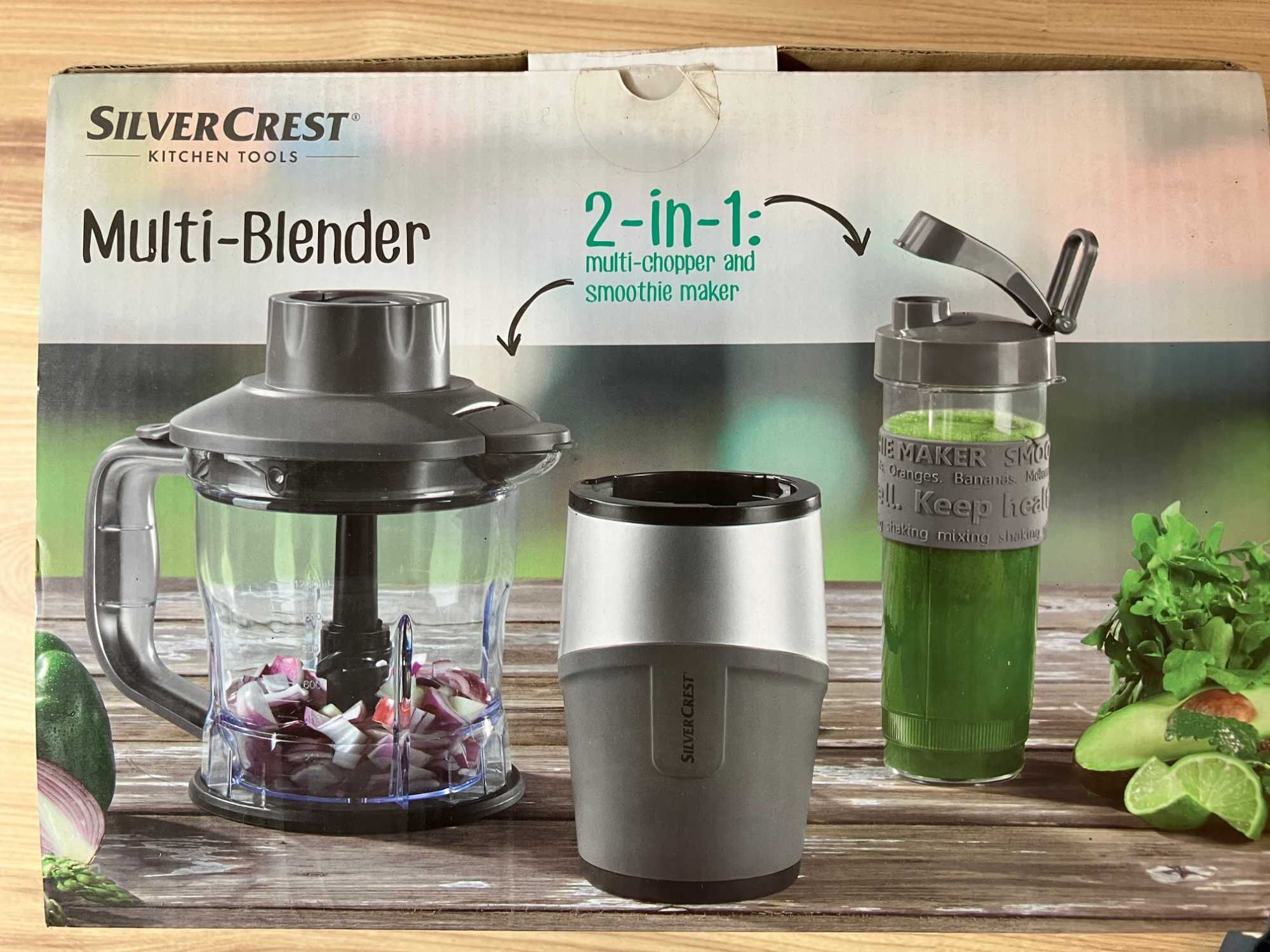 Multi blender Silvercrest z Lidla MIKSER DO SMOOTHIE 2W1