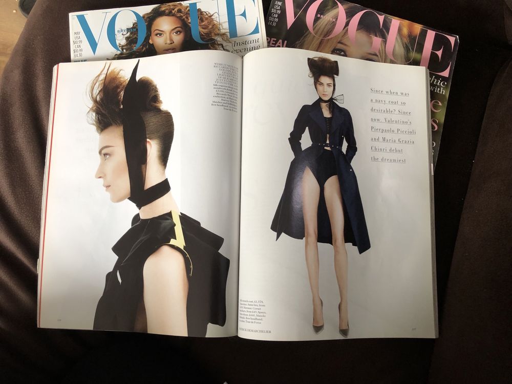 Magazyny czasopisma Vogue UK z 2013 roku