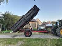 Przyczepa 3 stronny wywrot 10 ton hamulce hydrauliczne