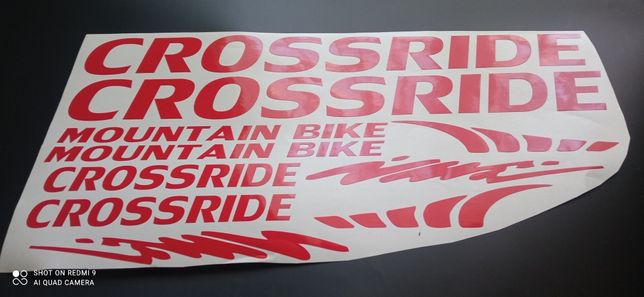Наклейки на велосипед crossride коллекционное издание