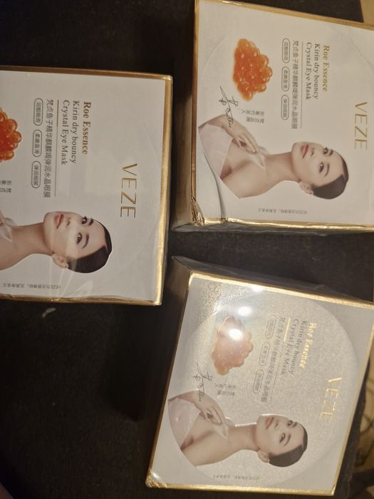 Przeciwzmarczkowe żelowe płatki pod oczy