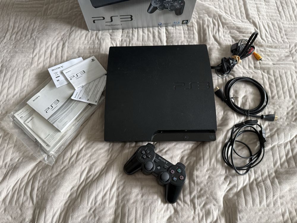 PS3 - PlayStation 3 Slim 320GB - plomba i pudełko