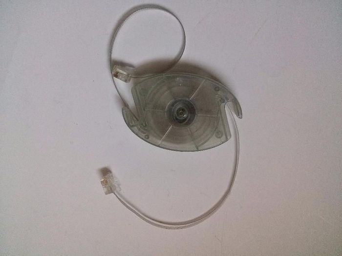 Kabel kabelek telefoniczny, ze zwijaczem kabel