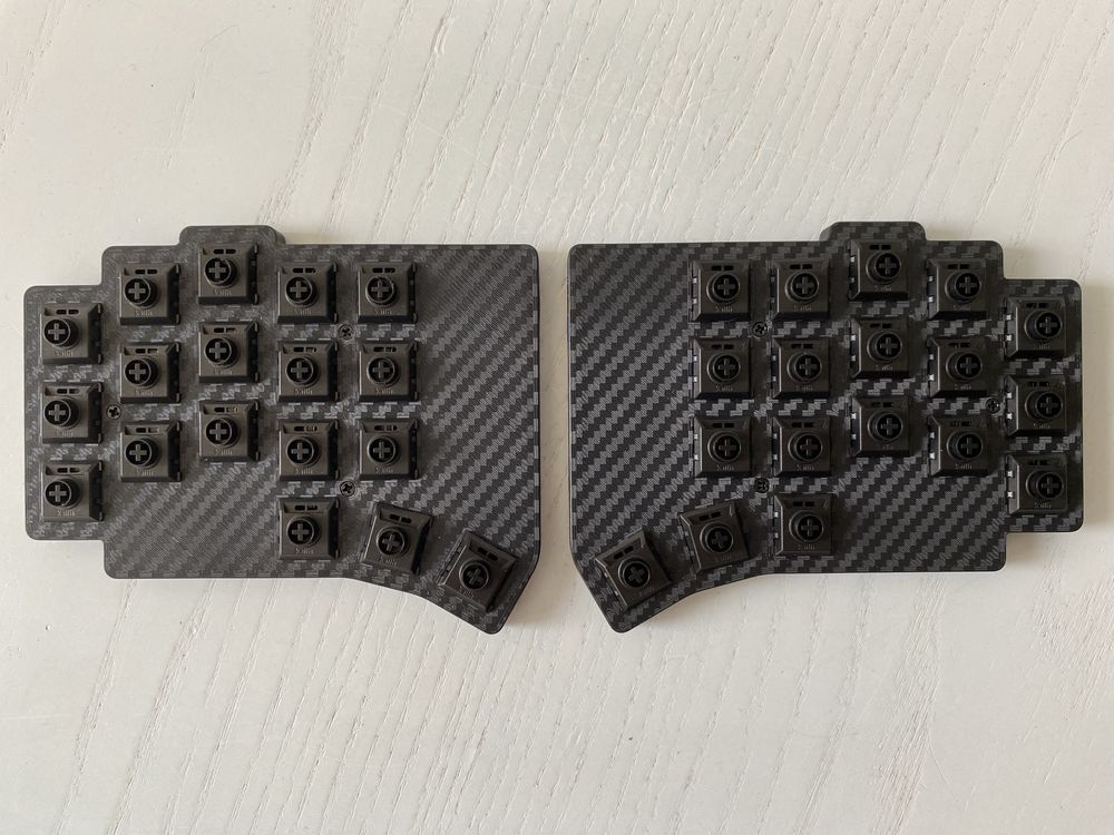 Ергономічна спліт клавіатура Flake 2 в 1 (choc+mx), підтримка Miryoku