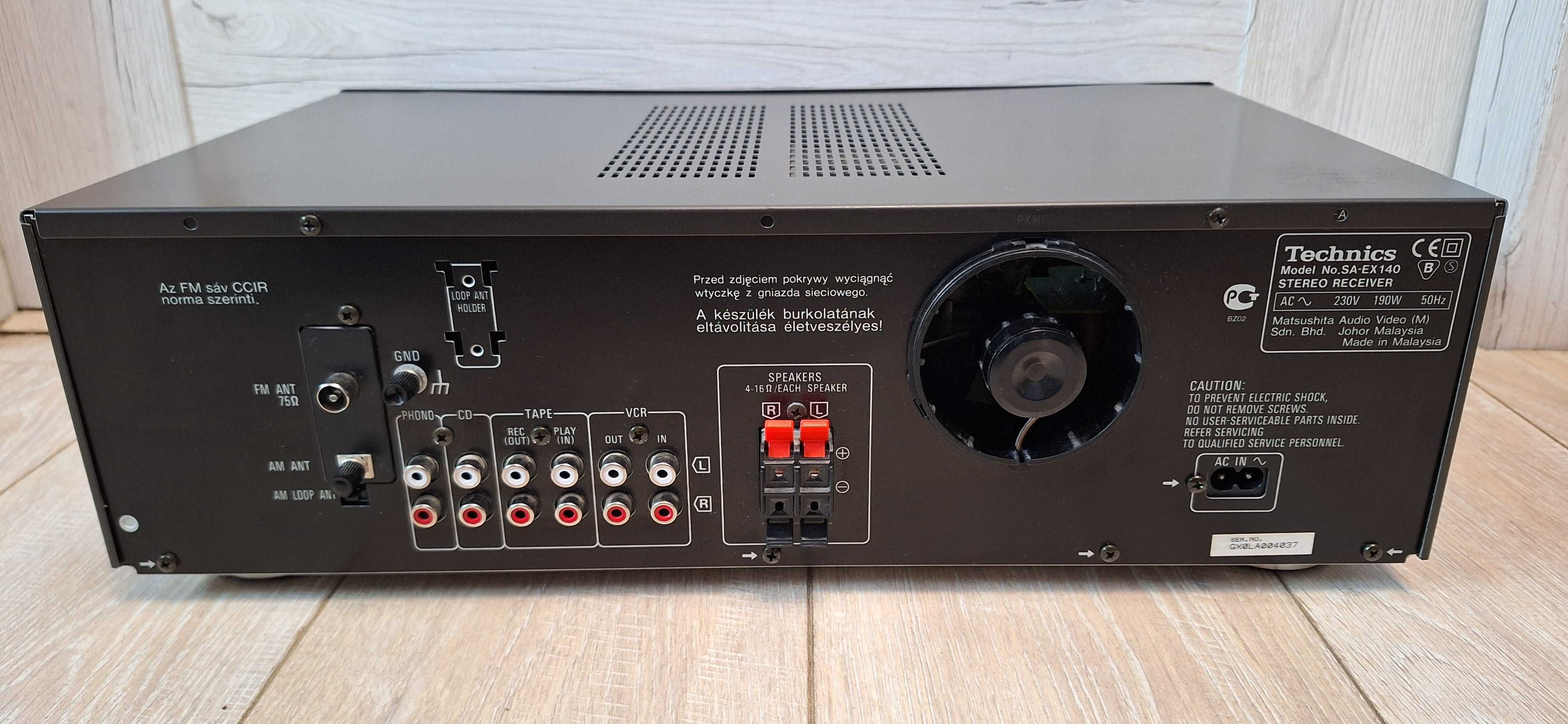 Amplituner Technics SA-EX140 ! BDB STAN 100% Sprawny ! Okazja! Polecam
