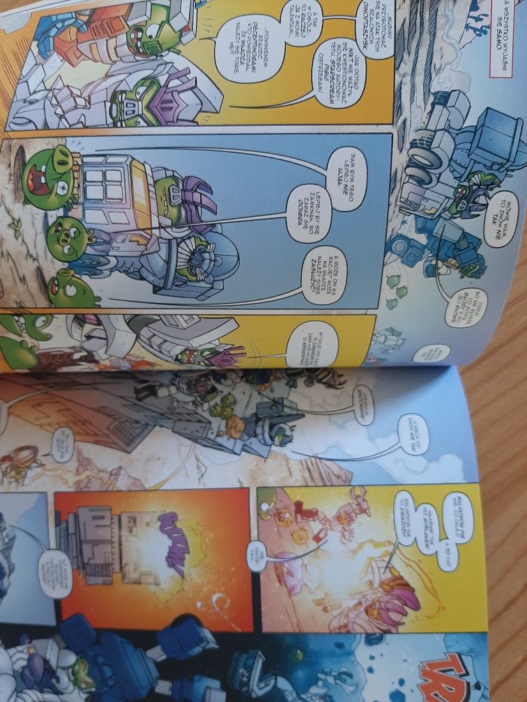 Angry Birds Transformers komiks książka