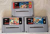 Adventure Island, Smurfs, Krustys - SNES Nintendo