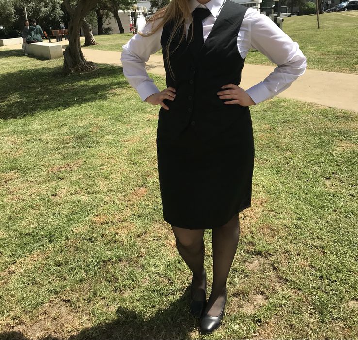 Traje academico (praxe) + sapatos