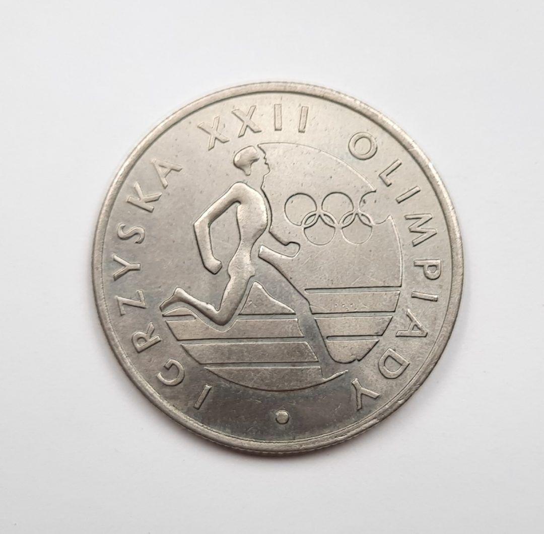 Stara moneta kolekcjonerska 20 zł Igrzyska XXII Olimpiady 1980 Polska