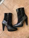 Botins em pele pretos, Stefanel