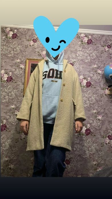 Пальто велюр-теді