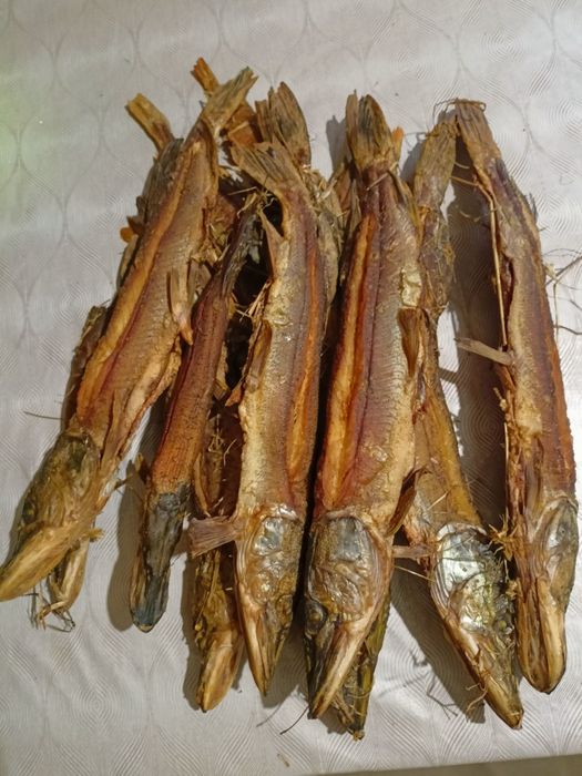 Риба сушена в печі, риба печена, копчена