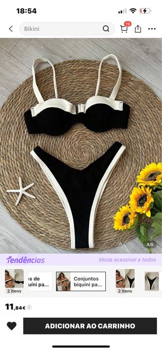 Bikini novo, tamznho s da Shein