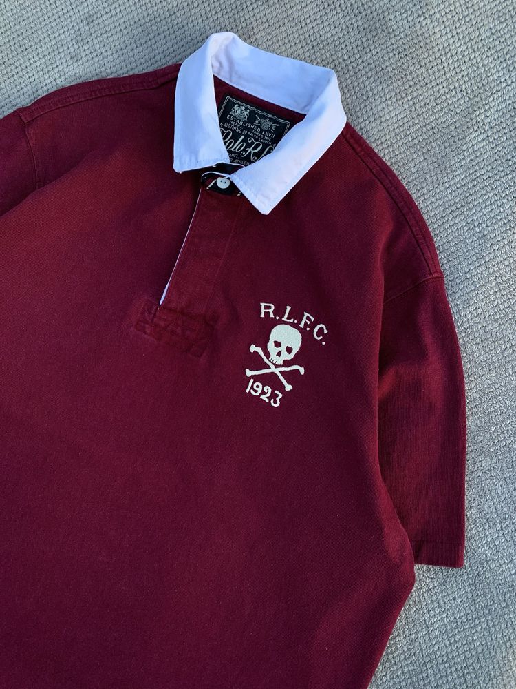 Polo Ralph Lauren Classic Fit Skull R.L.F.C. 1923 Rugby Polo Shirt