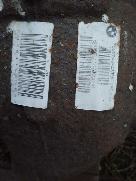 Bmw e60 530d 525d tylny most dyfer 2.47