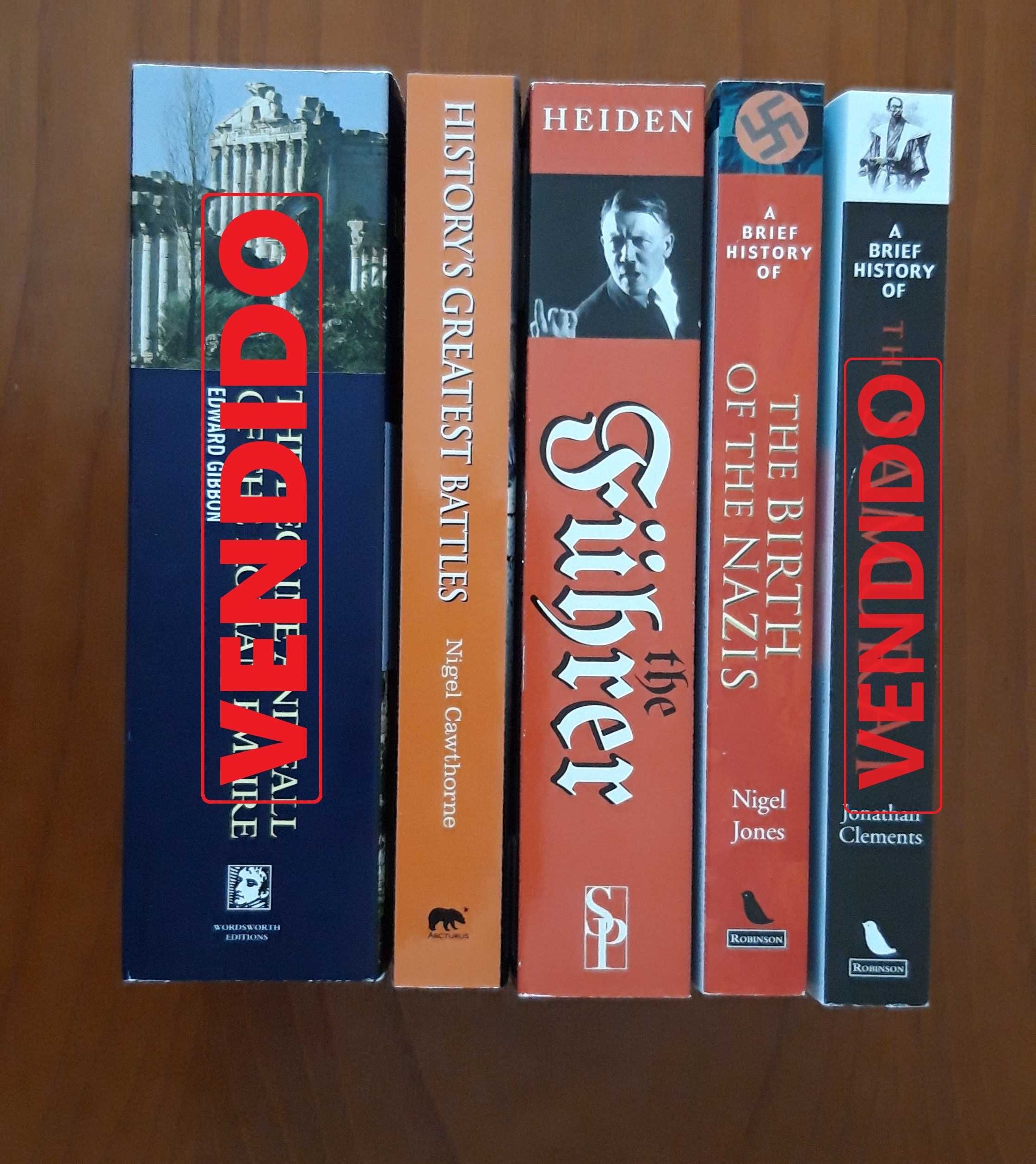 Livros Inglês - Hitler, 2.ª Guerra Mundial - NOVOS.