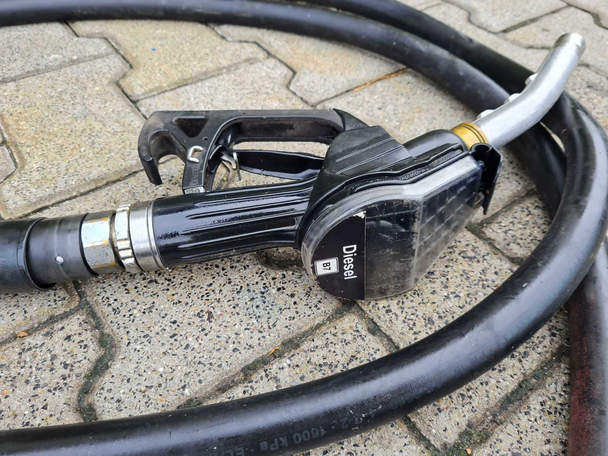 Pistolet dystrybutora paliwa z wężem 6m