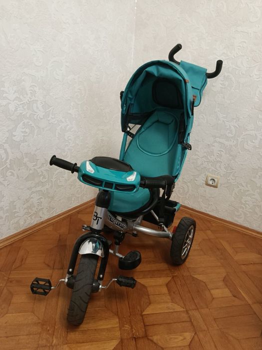 Дитячий велосипед з ручкою