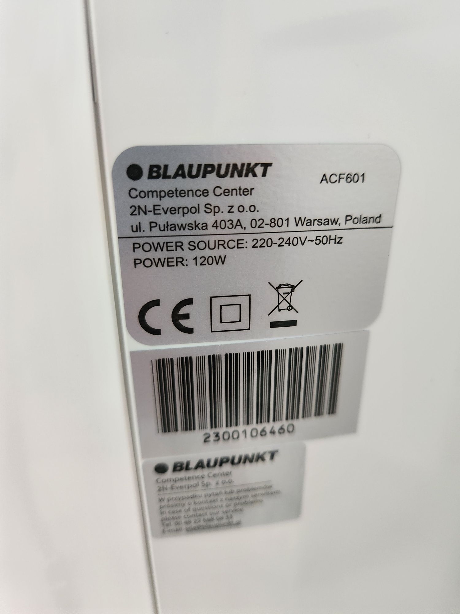 Кондиціонер мобільний Blaupunkt ACF601