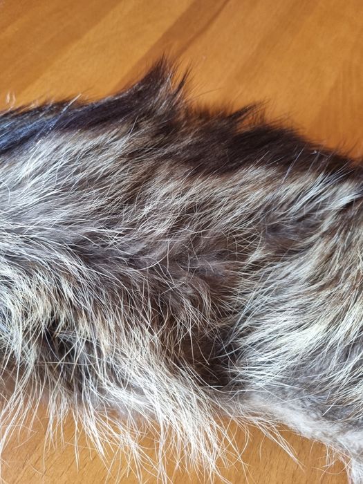 Kołnierz z futra królika