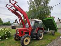 Zetor 5245 z turem + przyczepa