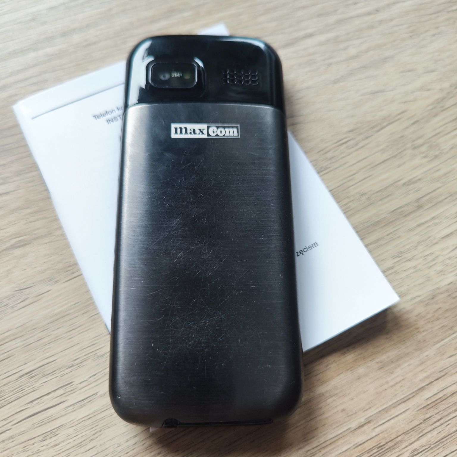 UŻYWANY telefon maxcom MM238 3G dla seniora dla starszych osób