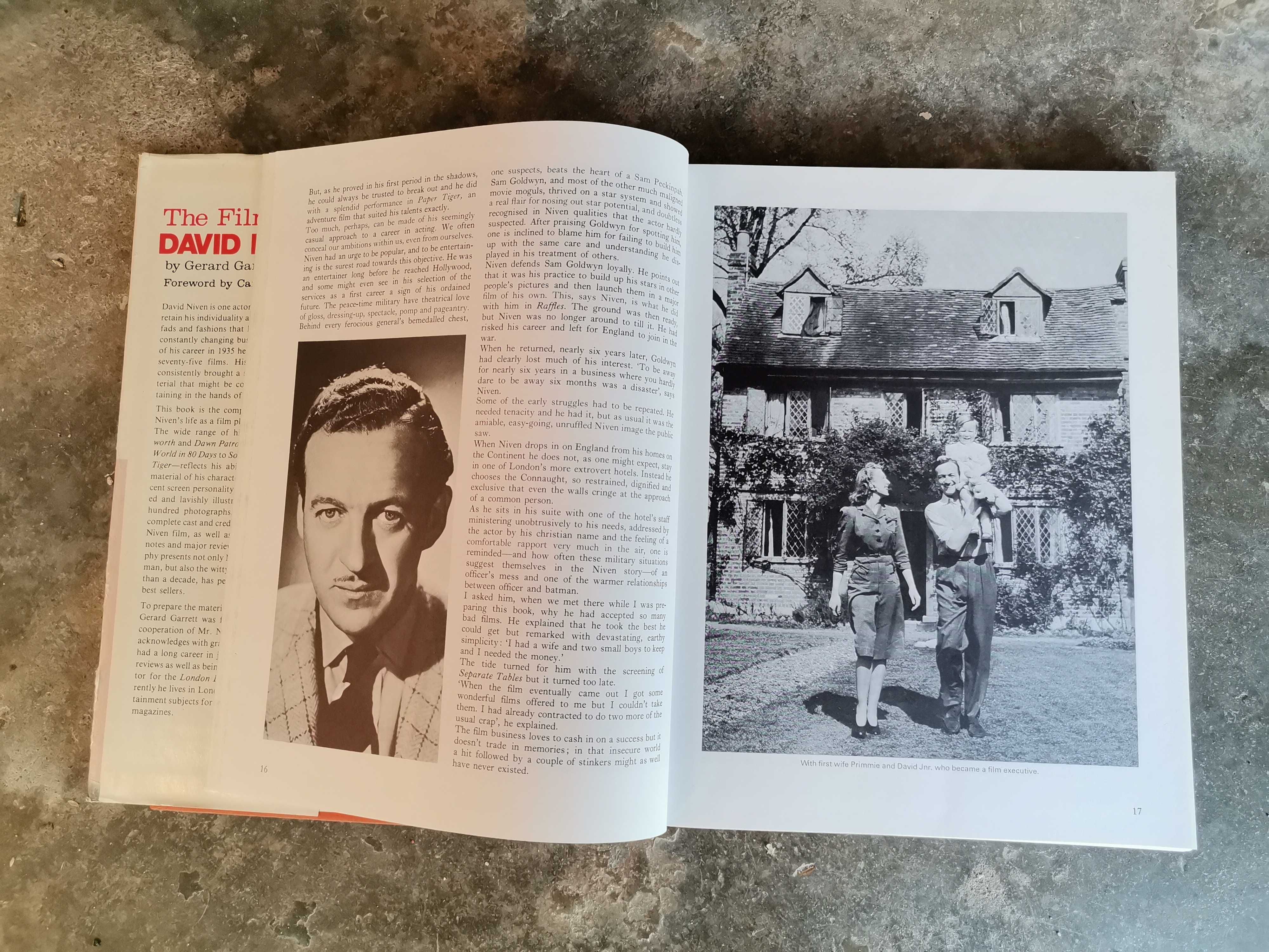 Livro The Films of David Niven