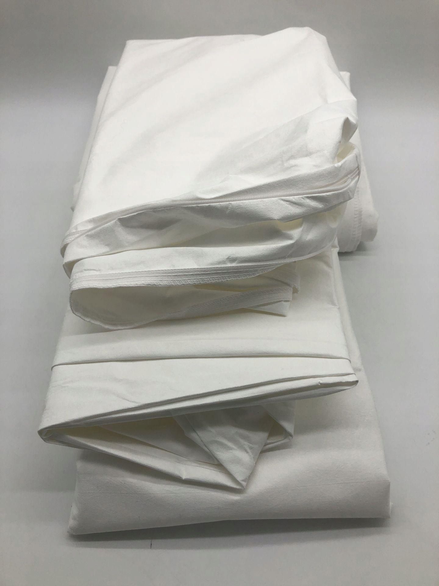 Antyalergiczny pokrowiec na materac 90x200 cm Oeko-Tex zestaw