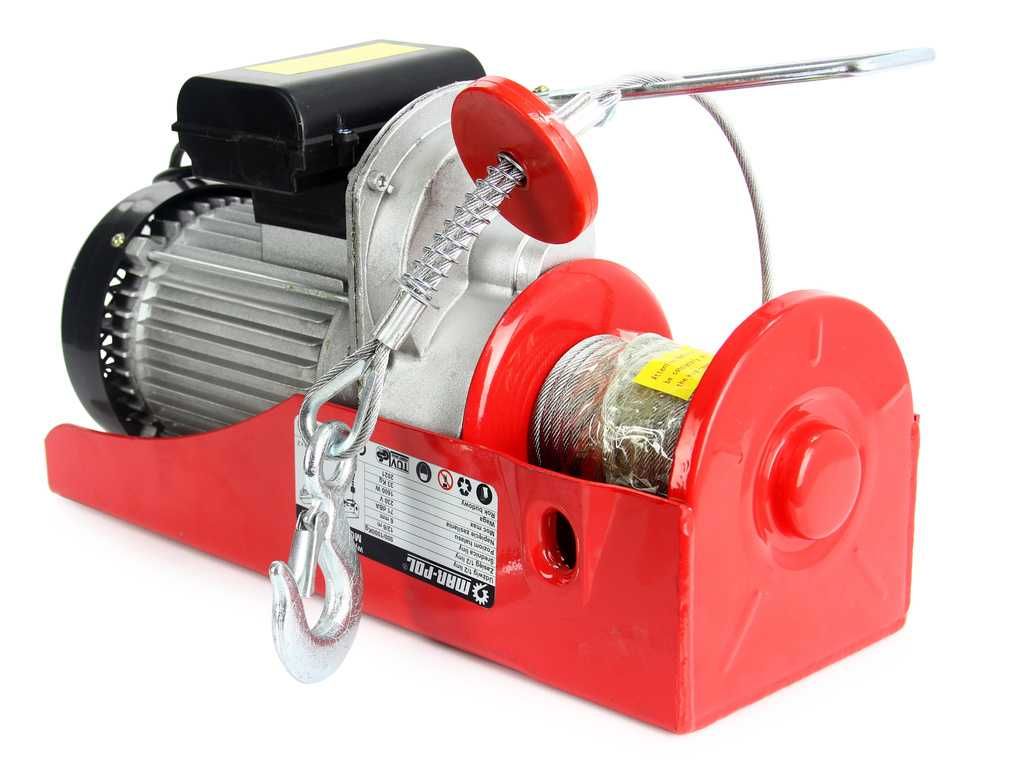 Wyciągarka wciągarka linowa elektryczna 500/999kg 230V firma MARPOL