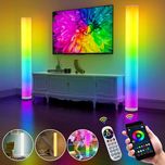Комплект 2 шт лампа торшер светильник с пультом управления RGB LED