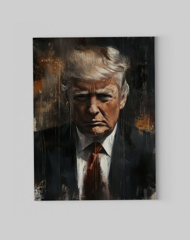 Portret Donalda Trumpa na płótnie 30x40 - Ekskluzywna dekoracja
