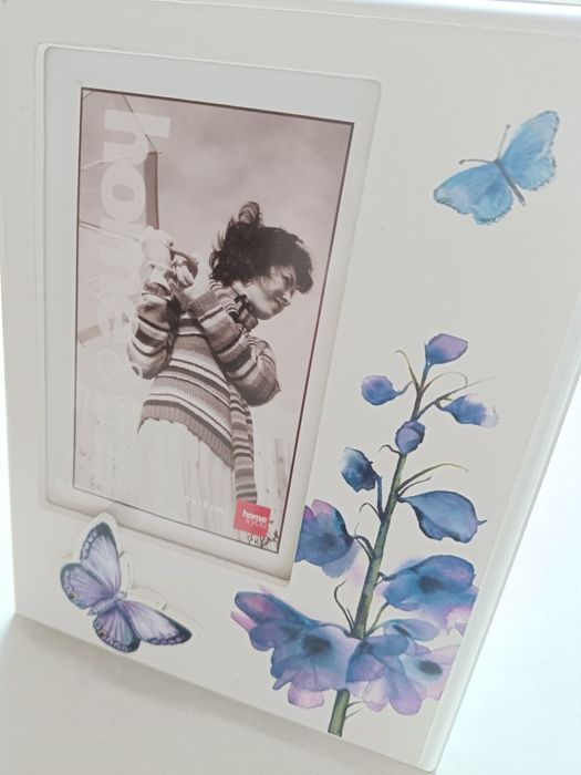 ramka do zdjęcia motyl kwiaty motyle