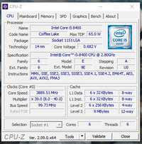 Intel i5-8400 3.9x6 s1151