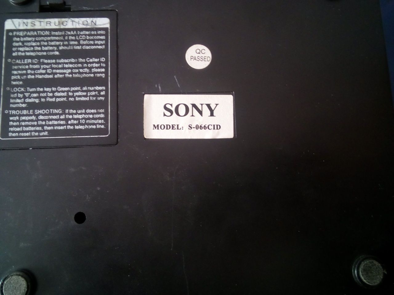 Телефонный аппарат Sony:модель КХ -Т069 и S 066