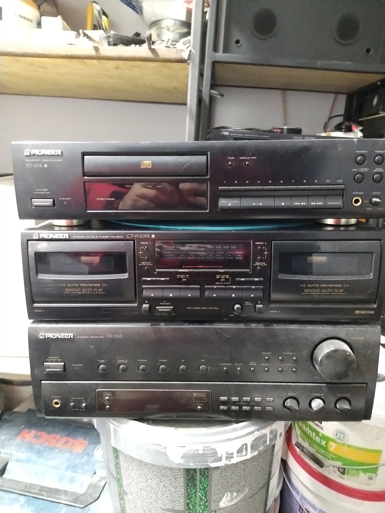 Wieża wzmacniacz kaseta CD Pioneer. Super zestaw.