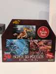 3д пазли Super 3D puzzle Age of Dragons 3x100