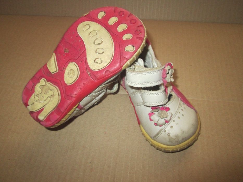 Туфли ботинки детские на девочку 21 р. кожа сандалии
