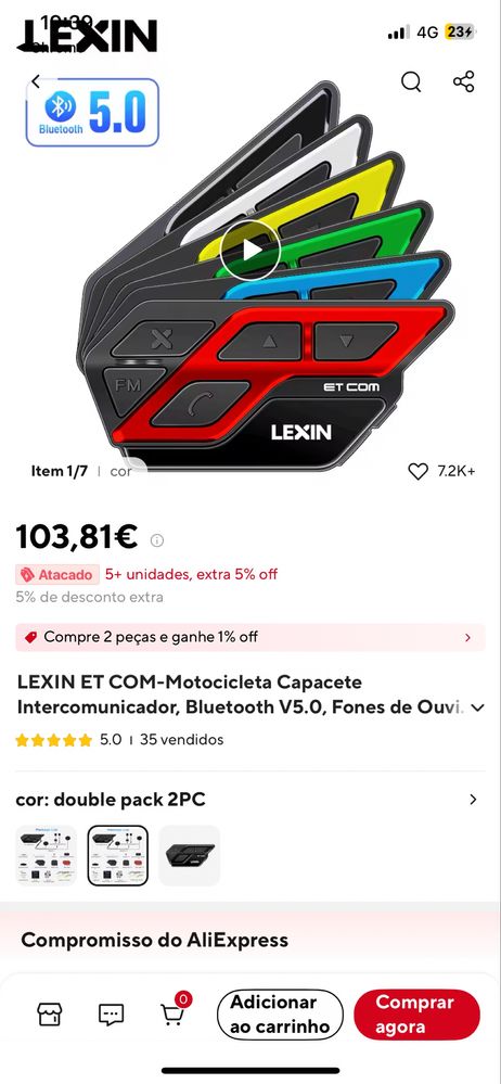 Intercomunicador Mota Lexin et Com
